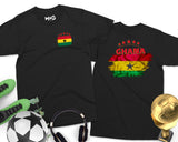 Ghana Football Jersey T-Shirt Soccer World Cup National Sports Tee