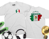 Mexican Flag T-Shirt Round Neck Summer Mexico Football Team Gift Tee