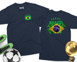 Brazil Flag T-shirt Brazilian Tour Football Jersey For Fans Footballer