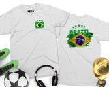 Brazil Flag T-shirt Brazilian Tour Football Jersey For Fans Footballer