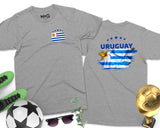 Uruguay Flag World Cup T-Shirt Copa Mundial de Fútbol Camiseta Shirt