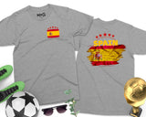 Spain Flag T-shirt Madrid Tour Souvenir Spanish Soccer Gift Futbol Fans