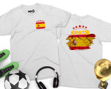 Spain Flag T-shirt Madrid Tour Souvenir Spanish Soccer Gift Futbol Fans