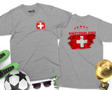 Switzerland Football Shirt Swiss Team Tourist Souvenir Unisex Gift Tee