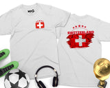 Switzerland Football Shirt Swiss Team Tourist Souvenir Unisex Gift Tee