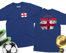 England Flag T-Shirt UK Football Souvenir London Tour Soccer Lover Tee