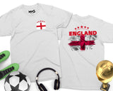 England Flag T-Shirt UK Football Souvenir London Tour Soccer Lover Tee