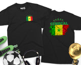 Senegal Football T-shirt for Men Women Kids World Cup Supporters Tee