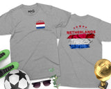 Netherlands Football T-shirt Holland Dutch Nederlands Voetbal Cup Tee