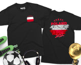 Poland Football Cup T-Shirt Polska Soccer Team Support Polish Jersey