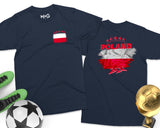 Poland Football Cup T-Shirt Polska Soccer Team Support Polish Jersey