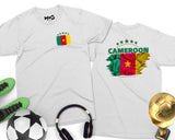 Cameroon Flag T-shirt National Emblem African Country Travel Gift Tee