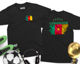 Cameroon Flag T-shirt National Emblem African Country Travel Gift Tee