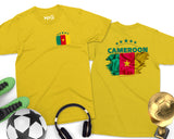 Cameroon Flag T-shirt National Emblem African Country Travel Gift Tee