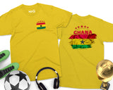 Ghana Football Jersey T-Shirt Soccer World Cup National Sports Tee