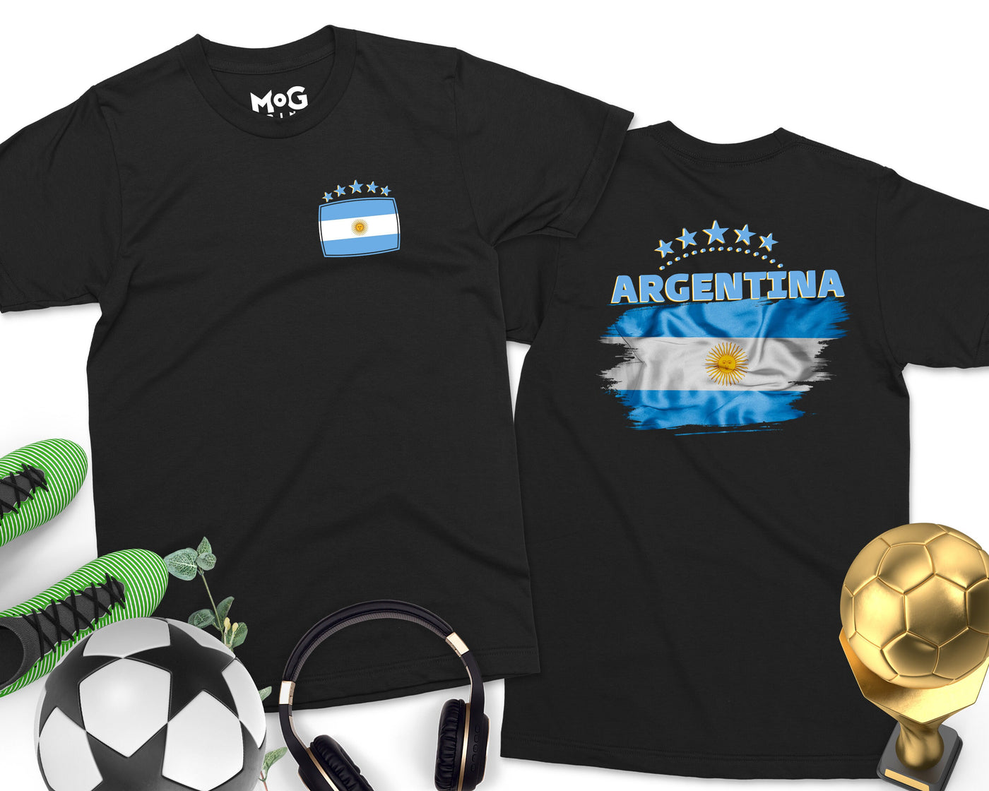Argentina Football Jersey Soccer Sports Unisex T-shirt For Players
