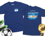 Argentina Football Jersey Soccer Sports Unisex T-shirt For Players