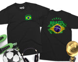 Brazil Flag T-shirt Brazilian Tour Football Jersey For Fans Footballer