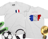 France World Cup Football T-Shirt Men Women Kids Les Bleus Flag Tee