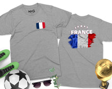 France World Cup Football T-Shirt Men Women Kids Les Bleus Flag Tee