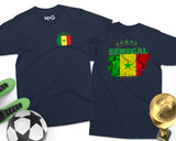 Senegal Football T-shirt for Men Women Kids World Cup Supporters Tee