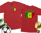 Senegal Football T-shirt for Men Women Kids World Cup Supporters Tee