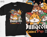 Dungeons and Guinea Pigs T-shirt DnD Dragons Master Funny Parody Tee