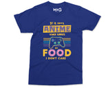 Anime Gaming & Food T-Shirt Manga Nerd Geek Shirt Gamer Cosplay Tee