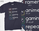 Anime Gaming Ramen T-Shirt Japan Otaku Video Gamer Tokyo Cosplay Shirt