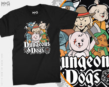 Dungeons and Dogs T-shirt DnD Gaming Geek D20 Puppy Lovers Gift Top