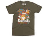 Dungeons and Guinea Pigs T-shirt DnD Dragons Master Funny Parody Tee