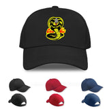 Cobra Kai Cap, Cobra Kai Hat, Karate Kid Baseball Cap Retro TV MMA Fan Gift, Kobra Kai Gift For Him Dad Cobra Snake Hats, Unisex Adult