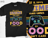 Anime Gaming & Food T-Shirt Manga Nerd Geek Shirt Gamer Cosplay Tee