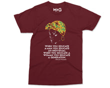 African Woman T-Shirt Tribal Wisdom Proverb Afro Feminist Support Tee