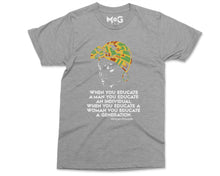 African Woman T-Shirt Tribal Wisdom Proverb Afro Feminist Support Tee