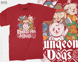 Dungeons and Dogs T-shirt DnD Gaming Geek D20 Puppy Lovers Gift Top