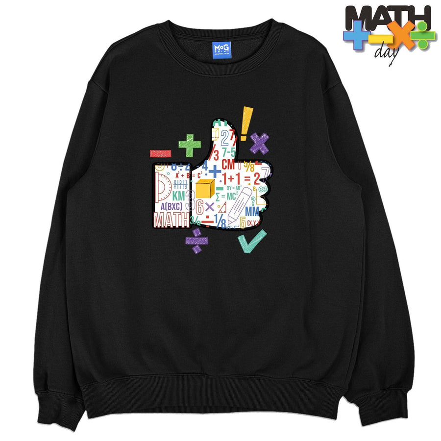 Numbers Day 2026 Sweatshirt Thumbs Up Top World Maths Day Event Gifts