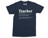 Teacher Definition T-shirt New Tutor Tee Educator Appreciation Gifts