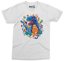 Dinosaur T-shirt Blue Toy T-Rex Autism Awareness Day Colourful Gift Top
