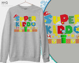 Super Kiddo Sweatshirt Funny Father Son Daughter Birthday Gift Top