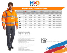 Dog Handler High Visibility Jacket Reflective Bomber Workwear Jacket