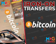 Bitcoin Logo Iron-On Transfer T-Shirt Patch HODL Gifts for BTC Traders