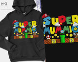 Super Mummio Sweatshirt Funny Mum Hoody Women's Gift Jumper For Mom