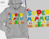 Super Mummio Sweatshirt Funny Mum Hoody Women's Gift Jumper For Mom