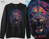 Majestic Lion Sweatshirt King of the Jungle Top Wild Animal Lover Gift