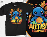 Cute Autism Awareness T-shirt Autistic School Book Day Kid's Costume