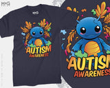 Cute Autism Awareness T-shirt Autistic School Book Day Kid's Costume