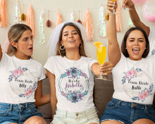 Hen Party T-shirt Bride To Be Squad Personalised Bridal Team Top UK