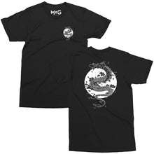 Black Dragon T-Shirt Japanese Streetwear Top Chinese Animal Anime Tee