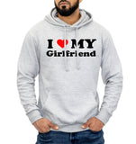 I Love My Girlfriend Hoodie Funny Gift For Boyfriend BF Valentines Couples Jumper